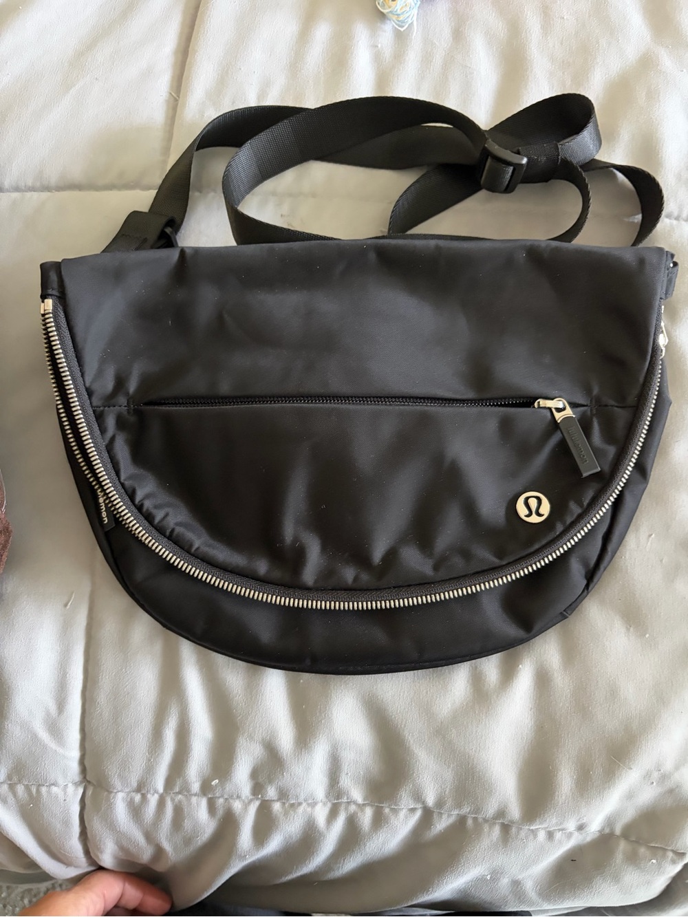 lululemon athletica Black Crescent Crossbody Bag